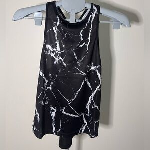 NWT Fitwear Black Marble Active Top